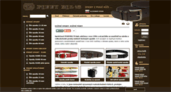Desktop Screenshot of belts.cz